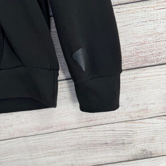 Crooks & Castles Black on Black Logo Hoodie Sweatshirt Men's Medium Black - Picture 6 of 12